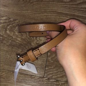 NEW! Coach double wrap leather bracelet